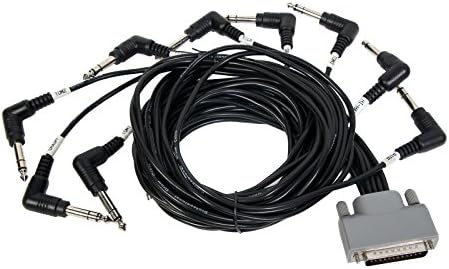 Replacement DB25 to (9) 1/4" E-Drum Cable Fits Alesis DM6 USB / USB Express