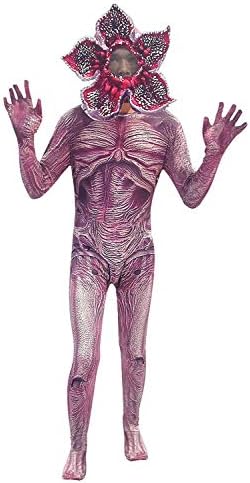 Kids Adult Demogorgon Costume Bodysuit Halloween Cosplay Season 3 Zentai Jumpsuit Full Set