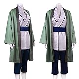 Tsunade Cosplay Costume Coat Halloween Outfit