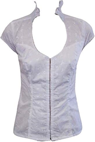 Switchblade Stiletto Womens SWEETHEART HOOKER BLOUSE- Daisy White