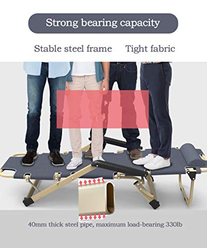 Hochlehner Gartenstuhl ,Komfortable Zero Gravity Terrace Klappstühle Verstellbarer Bürostrand Im Freien Ultra-Breite… – Bild 6