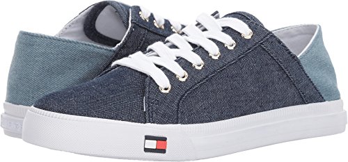 Tommy hilfiger women s alovie indigo/light blue shoe