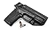Rounded IWB Holster Fits: S&W Shield EZ 380 Holster - RH - Carbon Fiber Black Kydex - Concealment Express - American Made