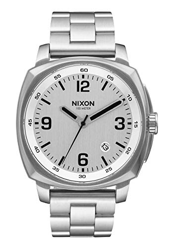 Nixon Men's 'Charger' Quartz Metal and Stainless Steel Watch, Color:Silver-Toned (Model: A1072130-00)