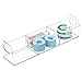 InterDesign Clarity Cosmetic Organizer Tote for Vanity or Medicine Cabinet – Perfect Storage for Makeup or Cosmetics, Large