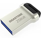 GIGASTONE 256GB Nano Flash Drive, Z90 USB 3.2 Gen 1, 120MB/s Ultra Fast, Super Lightweight, Mini Fit Robust Metal Design, Data Storage, Backup for PC/Mac/TV/Car, USB 2.0/3.0/3.1 Compatible