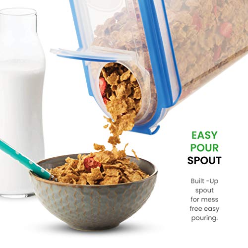 Extra Large Cereal Containers Storage Set [2 Pack,168oz. 21 cup