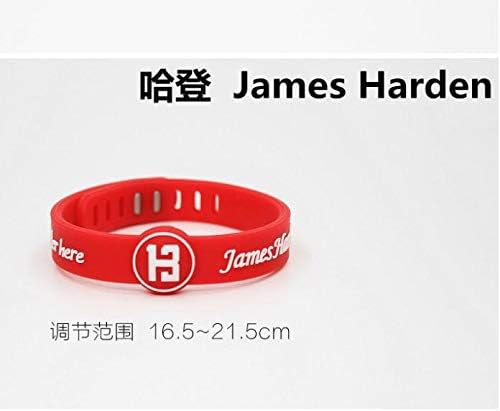 ???????? rand Wade Owen Bracelet Bangle Basketball Players Motion Silica Adjustable Wristband (red h