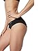 Boody Women's Bikini Underwear - Seamless Underwear for Women, Soft & Breathable Panties for Women - Brief Shape for Moderate to Full Coverage, Bamboo Viscose for All-Day Comfort - Black, X-Large