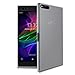 Orzly Razer Phone Case, FlexiCase for The Razer Gaming Smartphone (2017 Android Model) - Protective Flexible Silicon Gel Phone Case in Semi-Transparent Frost