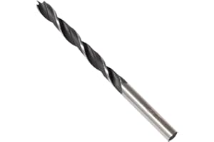 BOSCH BP14603 1/4 in. Brad Point Bit - Precise Starts, Clean Holes, Accurate Wood Drilling, Handheld Drill/Drill Press Compat