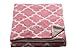 berlando- Baby Blanket, Pink Pastel, Moroccan Print- Ultra Soft Baby Girl Blanket, 1 Ranked in Baby Blankets for Girls, Minky Baby Blankets, Stroller Blanket, Ideal Baby Shower Gift, 100% Polyester.