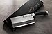ZHEN Japanese VG-10 3-Layer Forged High Carbon Stainless Steel Light Slicer Chopping Chef Butcher Knife/Cleaver, 6.5-inch, TPR Handle -,Black