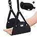 Airplane Footrest Made with Premium Memory Foam, Airplane Travel Accessories, Footrest Hammock, Portable Foot Rest Used in Office/Plane/Home, Hammock Leg Rest Adjustable Height