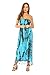 Riviera Sun 21628-TB-XL Summer Dresses/Sundresses for Women Turquoise/Black