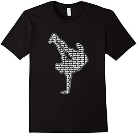 Men's Break Dance Shirt - Hip Hop Shirts - Music T-shirt For All Medium Black