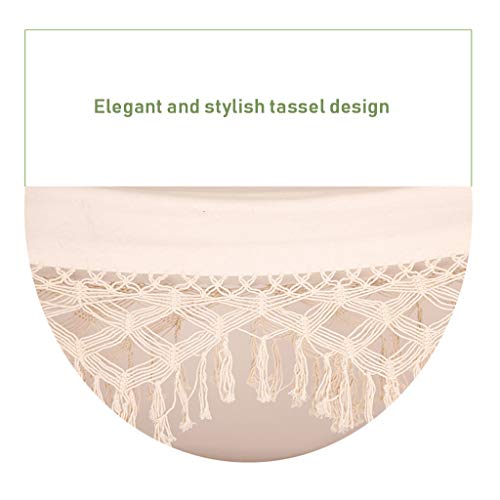 Große Aus Baumwolle Mit Fransen Outdoor-Hängematte Doppelschaukel Anti-Rollover Kinderhaus Indoor Literarische Baumwolle… – Bild 6