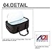AO Coolers AOCRSNGBK 38 Pack Carbon Stow-N-Go Cooler - Black