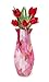 MODGY Expandable Flower Vase Plastic Decorative Modern Vases for Flowers Centerpieces Dining Table Decor Living Room Bathroom Wedding Office, Reggie