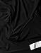 HASLRA Women's V-neck Sexy Top_95% Modal_Stretch Top (Black-S)