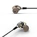Bestbeisiwo In-Ear Earbuds Heavy Bass Earphones with Noise Isolating Headphone for Smartphone, Pad