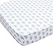 Crib Sheets, 2 Pack Mint Quatrefoil & Elephants Fitted Soft Jersey Cotton Cover