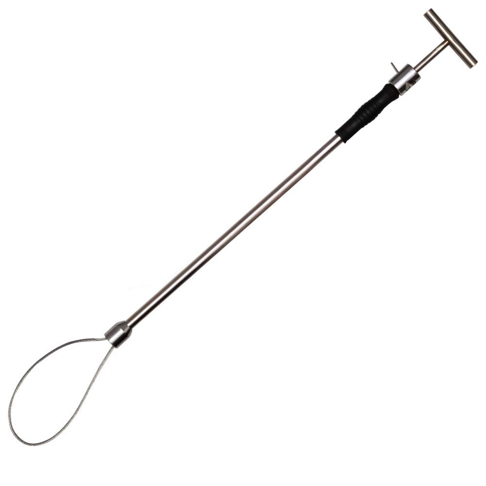 M.Z.A Pig Holder Hog Catcher Snare Stainless Steel Pig Holder Catcher Heavy Duty Long Pole Cable Catching Hog Pig Farm Equipment