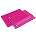 HDE MacBook Air 13 inch Case Soft Touch Matte Plastic Hard Case with Keyboard Cover (Models: A1369 and A1466), Fuchsia