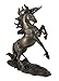 Bronzed Rearing Unicorn Statue
