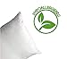 Perfect Fit 180 Thread-Count Cotton Euro Square Pillow, White, 26