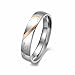 U2U® Jewelry Stainless Steel 0109 Engraved Couples Engagement 