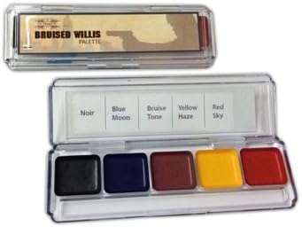 The Bruised Willis Palette (Alcohol Activated Make-up) Non cruelty - Vegan friendly By Dashbo
