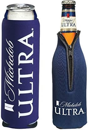 Michelob Ultra Slim Can and Bottle Golf Koozie Set - Pack of 2