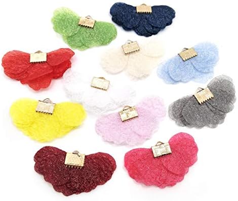 100Pcs Suede Handmade Tiny Soft Tassels Mini Tassels,Colorful Tassels, Earring Tassels Assorted Colors Randomly (20)