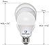 Great Eagle 100W Equivalent LED Light Bulb 1610 Lumens A19 Cool White 4000K Dimmable 14-Watt UL Listed (6-pack)