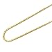 14k Gold Plated Box Chain Necklace Stainless Steel