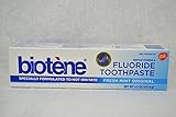 Biotene Dry Mouth FLuoride Toothpaste, Fresh Mint, 4.3 OZ (PACK OF 4)