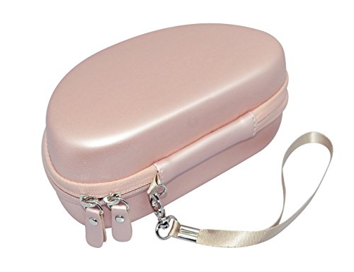 Rose Gold Headphone Case for Beats Solo3 Wireless on Ear Headphones, Also for Solo2 Wired and Solo HD Wired, Picun Wireless Headphones, Picun P26, Matching in Shape and Color, Detachable Wrist Strap,