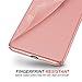 iPhone 8 Plus Case, iPhone 7 Plus Case, HUMIXX Thin Sleek Fully Protective (Naked Phone Texture) Matt Finish Hard Case Cover for iPhone 7 Plus/iPhone 8 Plus[Skin Series] (New Rose Gold)