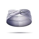 ELAN - Headband for Women Material, Sweat Wicking, Best Looking Head Band for Fashion, Yoga and Exercise - Love It Guaranteed! (Grey)