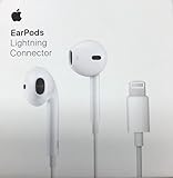 Apple EarPods in-Ear Earbuds with Remote, Mic and Lightning Connector Earbud Headphones iPhone iOS, White (Renewed)