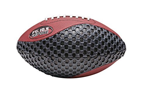 Sportime 1321031 Fun Gripper Football, Traditional-Style, 10" Size, Black/Brown