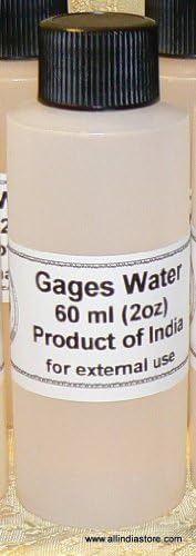 Ganga Jal, GANGES WATER, 1 bottle of 60 ml (2oz) for Puja and other Hindu Ceremonies by Bharat Online
