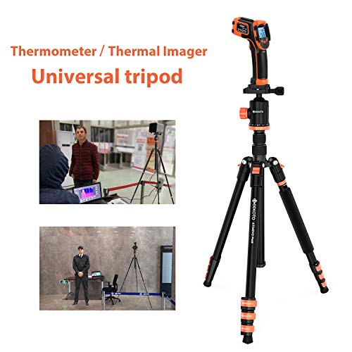 GEEKOTO Tripod, Camera Tripod for DSLR, Compact Aluminum Tripod with