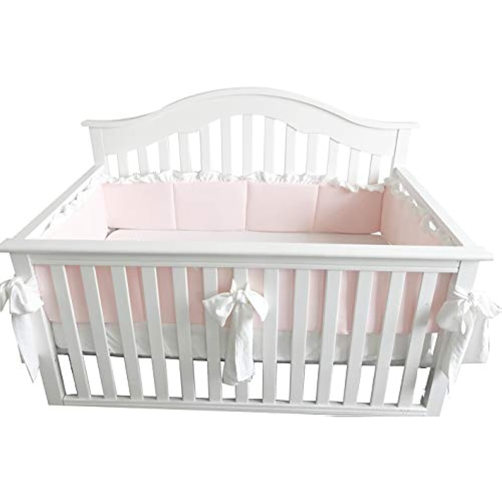 Blush Bedding Sets Coral Pink Ruffle Crib Baby Girl Blanket Nursery