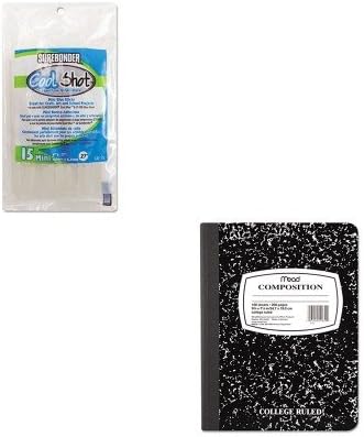 KITFPRCS15MEA09910 - Value Kit - Fpc Corporation CoolShot Low Temp Glue Sticks (FPRCS15) and Mead Black Marble Composition Book (MEA09910)