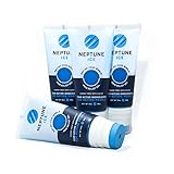 Neptune Ice Pain Relief Gel | Lidocaine, Menthol, Camphor, Dimethicone + Arnica, Boswellia, MSM, Aloe | 3 Ounce Tube | 4 Pack