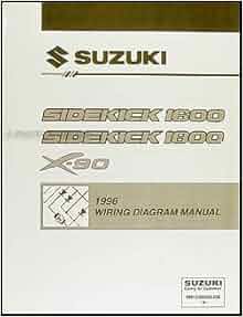 1996 Suzuki Sidekick 1600 and Sport 1800 X-90 Wiring ... 1996 suzuki sidekick wiring diagram free picture 