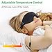 Heated Eye Mask for Dry Eyes,Graphene Far Infrared Heat Warm Compress Eye Mask for Puffy Eyes,Pink Eyes,Tired Eyes and Dark Circles,USB Electric Heating Eye Massager Padthumb 3