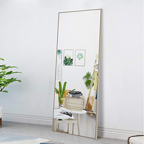 NeuType Full Length Mirror Floor Mirror with Standing Holder Bedroom